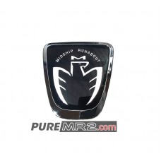 Midship Runabout Bird Badge Emblem BLACK - Genuine Toyota - ZZW30, SW20, AW11- NEW